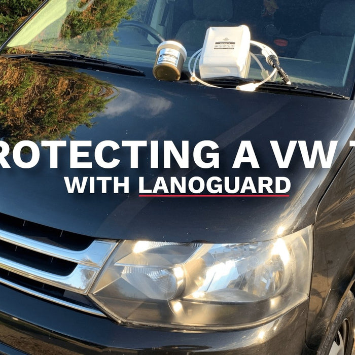 Rustproofing a 10-year-old Volkswagen T5 with Lanoguard - Lanoguard
