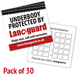 Pack of 30 Window Stickers - Lanoguard
